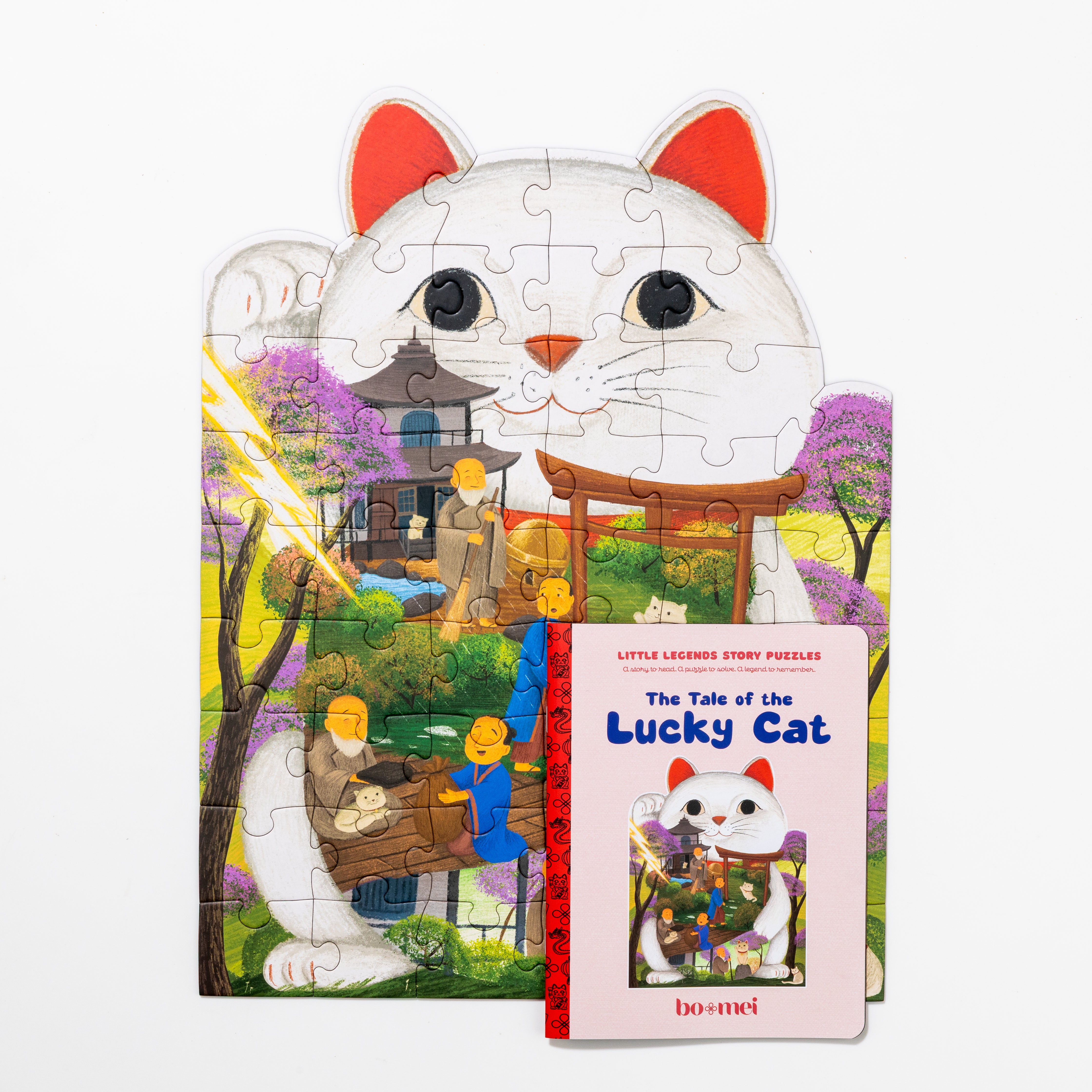 The Tale of the Lucky Cat — Story Puzzle – Bo & Mei