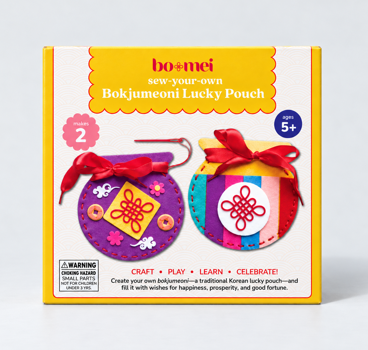 Sew-Your-Own Bokjumeoni Lucky Pouch