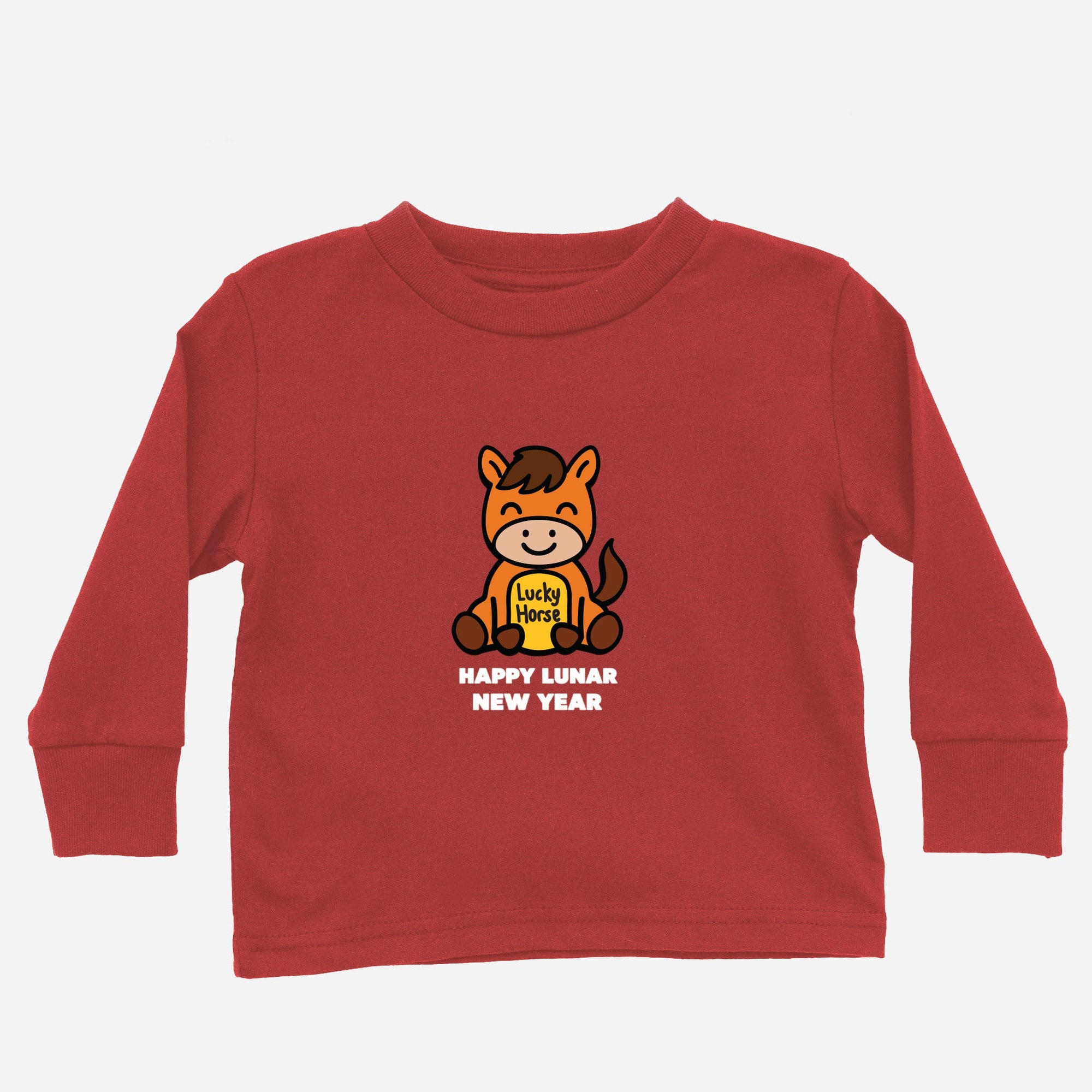 Lucky Zodiac + Lunar New Year Greetings Long Sleeve (Toddler)