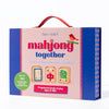 Mahjong game set for kids packaging with colorful design on a white background