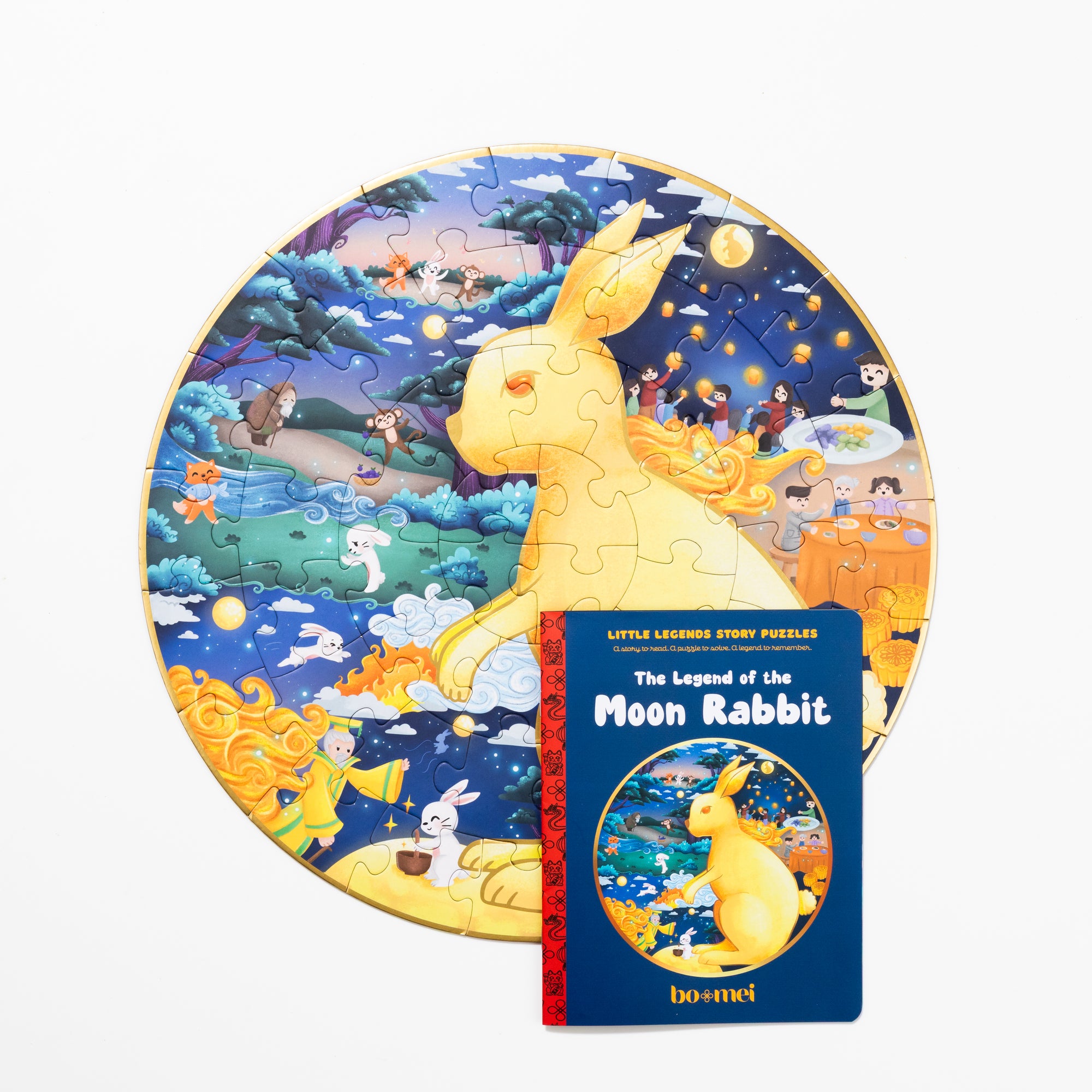 The Legend of the Moon Rabbit — Story Puzzle