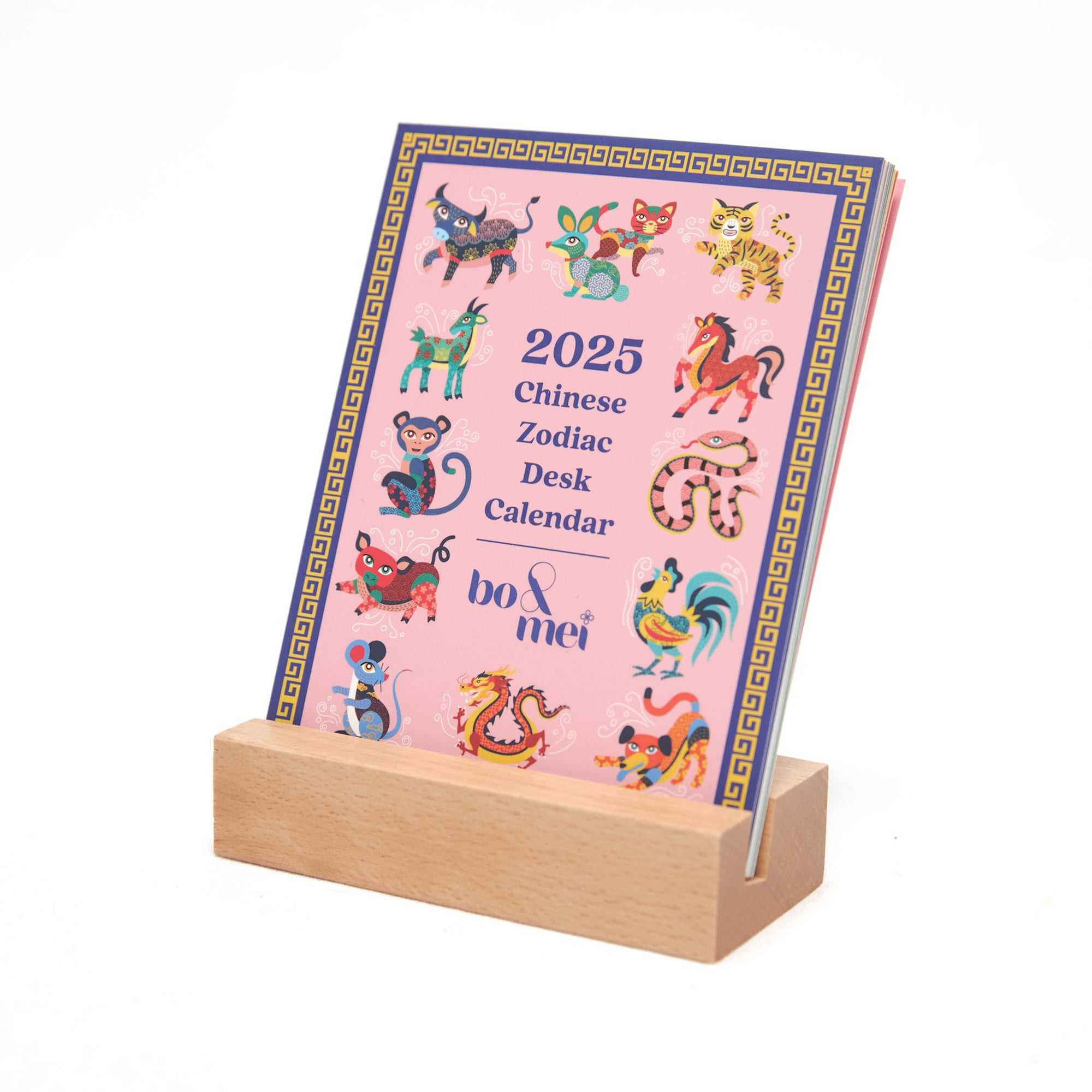 2025 chinese zodiac desk calendar